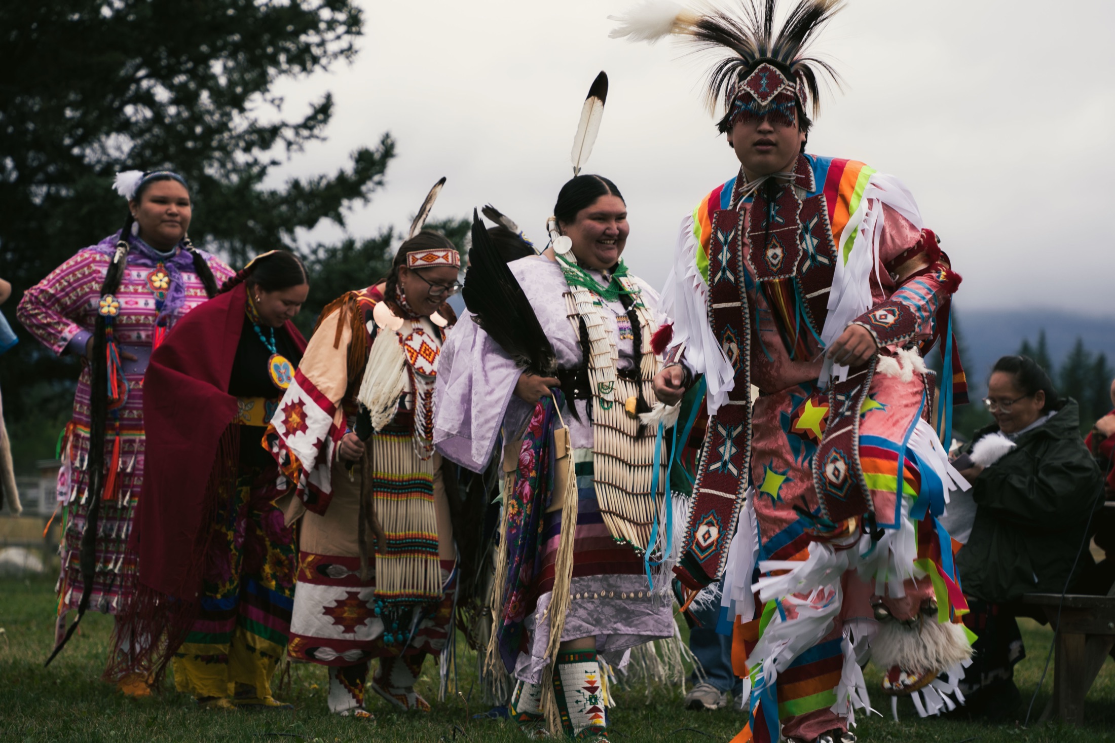 Cultural performers at a community festival